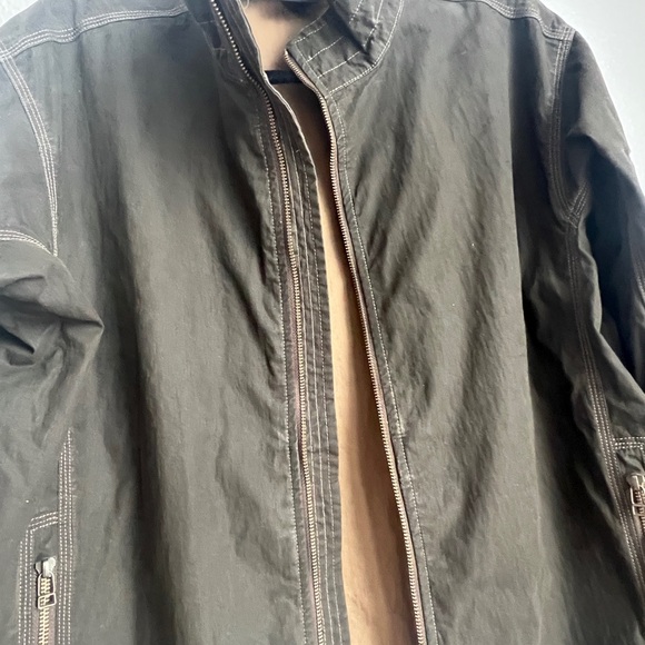 EUC Men's XL KUHL Jacket, Dark Brown/green - Picture 4 of 9